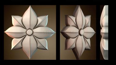 3D model Flower pattern (STL)