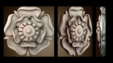3D model Flower pattern (STL)
