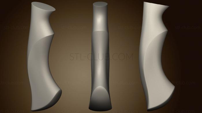 3D model Two knife handles with guards1 (STL)