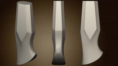 3D model Two knife handles with guards3 (STL)