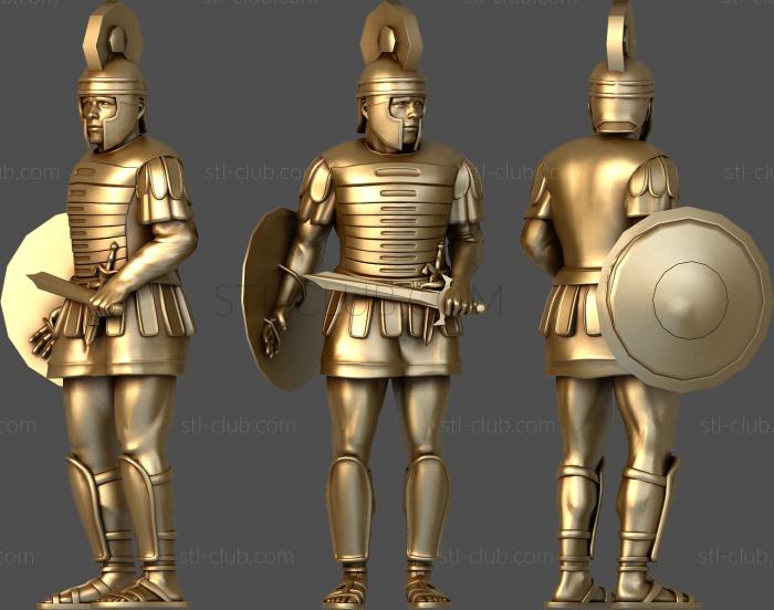 3D model Legionnaires on a campaign (STL)