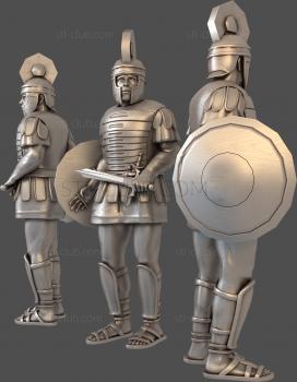 3D model Legionnaires on a campaign (STL)