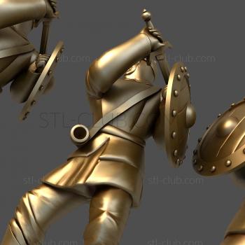 3D model Russian swordsmen (STL)