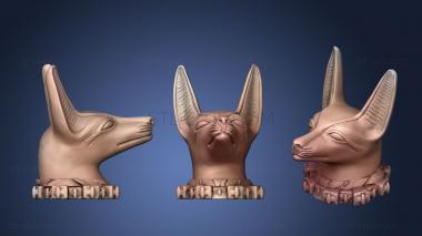 3D model Egyptian Organ Jar Cat (STL)