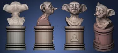 3D model Harry Potter Chess And Checkers F Dobby (STL)