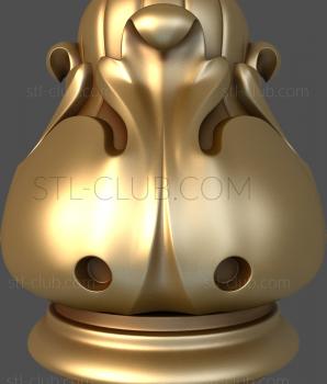 3D модель 3d stl модель декора шишки, файл для ЧПУ (STL)