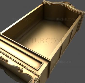 3D model 3d model of the display cabinet in stl, file for the cnc machine (STL)