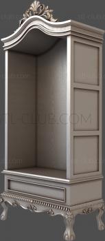 3D model 3d model of the display cabinet in stl, file for the cnc machine (STL)