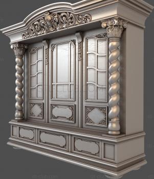 3D model 3d stl model of carved cabinet body (STL)