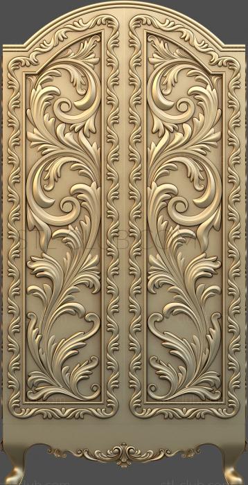 3d stl model of carved cabinet body