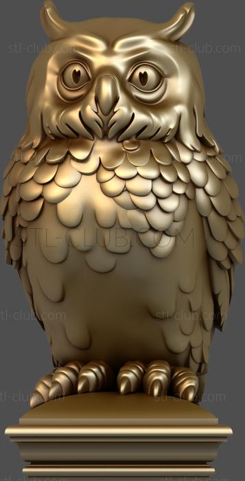 3D model 3d stl model of owl figurine (STL)