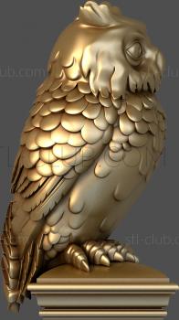 3D model 3d stl model of owl figurine (STL)