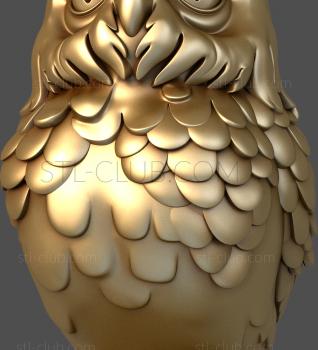 3D model 3d stl model of owl figurine (STL)