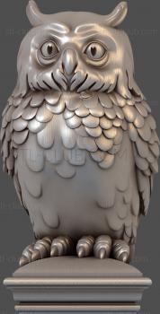 3D model 3d stl model of owl figurine (STL)