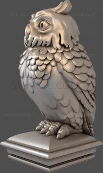 3D model 3d stl model of owl figurine (STL)