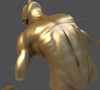 3D model 3d stl model of a human figurine (STL)