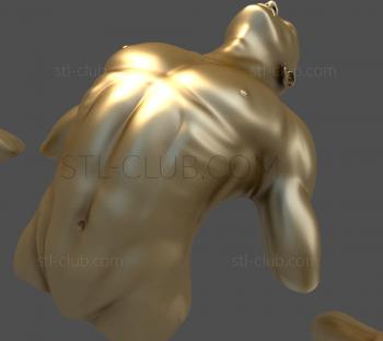 3D model 3d stl model of a human figurine (STL)