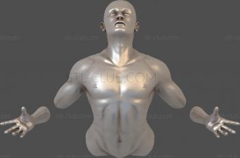 3D model 3d stl model of a human figurine (STL)