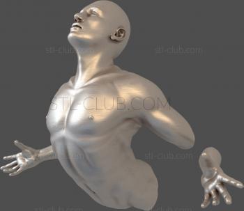 3D model 3d stl model of a human figurine (STL)