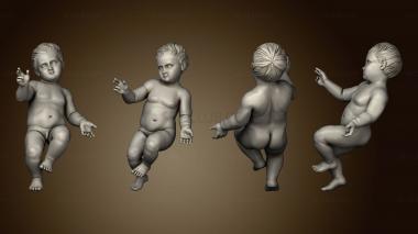 3D model Child with spread arms with printable version (STL)