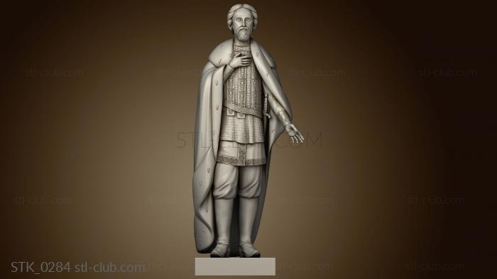 3D model Prince Alexander Nevsky (STL)