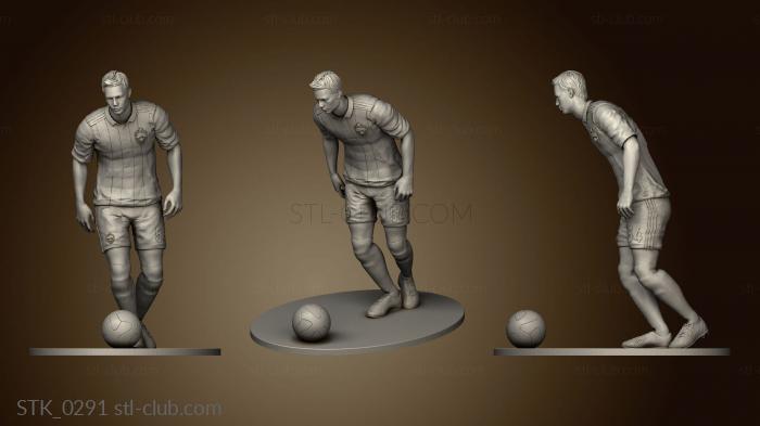 3D model Footballer (STL)