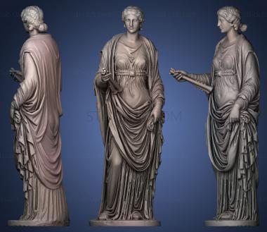 3D model Aelia Flaccilla restored in 18C as Muse (STL)