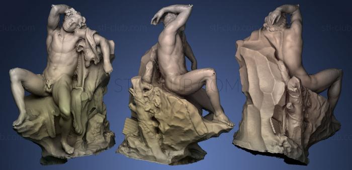 3D model Bouchardons Sleeping Satyr (STL)