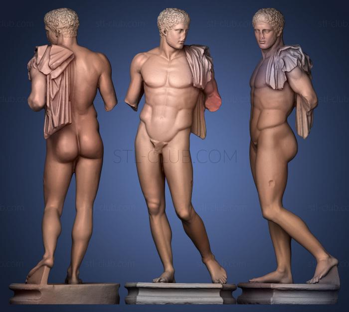 3D model Diomedes without hands (STL)