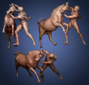 3D model Farnese Bull Amphion and the Bull (STL)