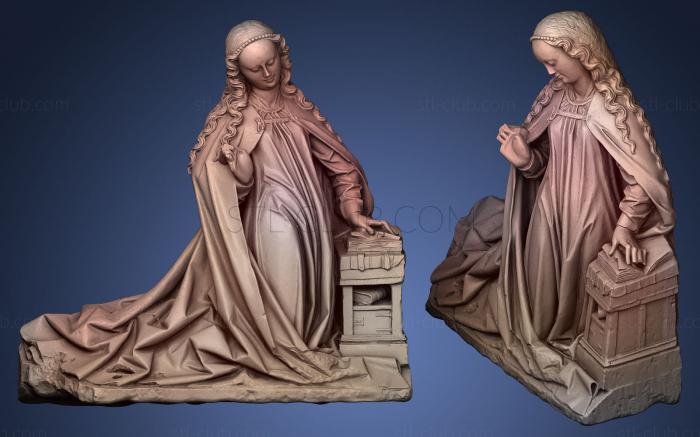 3D model Groupe de lAnnonciation la Vierge (STL)