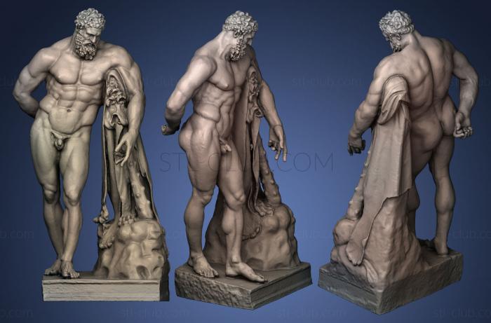 Hercules Farnese restoration model