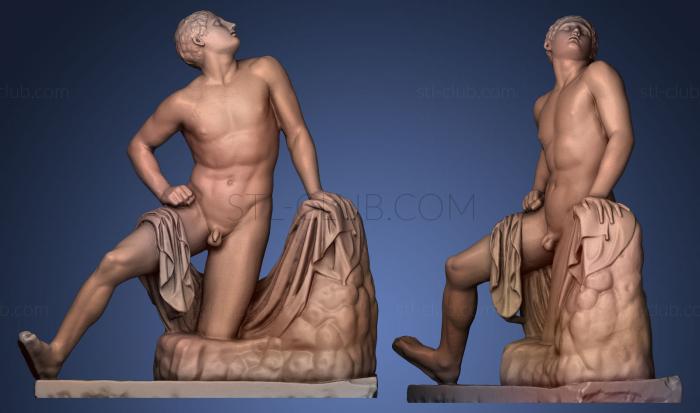 3D model Niobid male 4th century group 2 (STL)