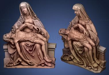 3D модель Пьета с тропы Марианских храмов 2 (STL)