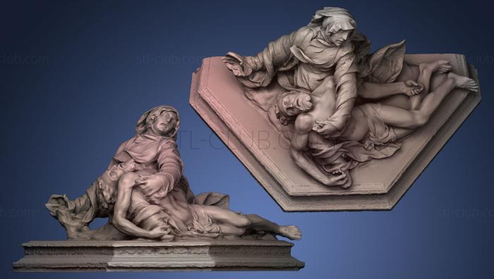 3D model pietat museu frederic mares (STL)