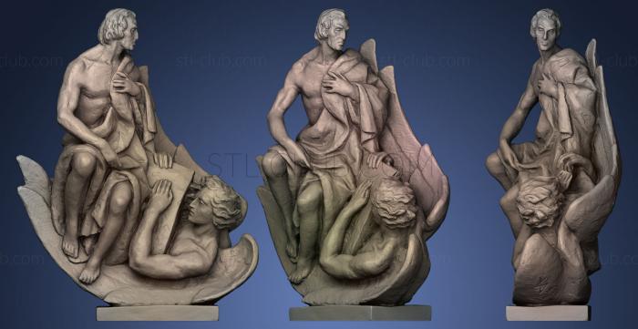 3D model San Mateo Evangelista (STL)