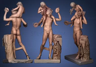 3D model Satyr with the Infant Dionysus (STL)