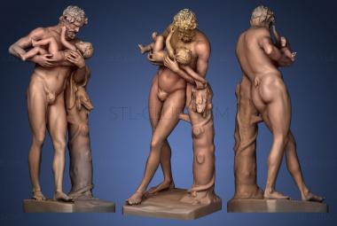 3D model Silenos and the Infant Dionysos (STL)