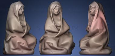 3D model Vierge de la solitude (STL)