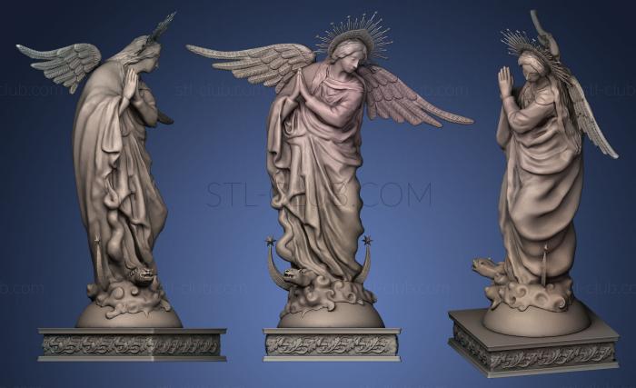 3D model Virgin Mary Inmaculate (STL)