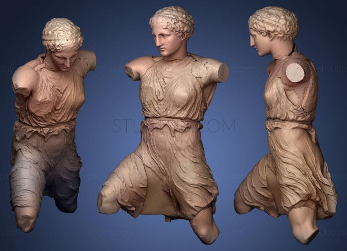 3D model West Pediment N Parthenon (STL)