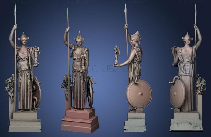 Athena Gold statue from Porte Dore 1931