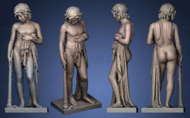 3D model Funeral genius nursing a torch Restored (STL)