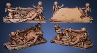 3D model Funerary monument of Jacques Auguste de Thou (STL)