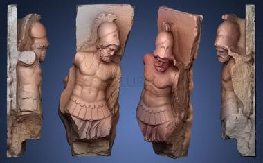 3D model Grave relief for a soldier (STL)