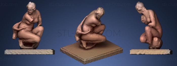 3D model Greek statue of a Woman (STL)