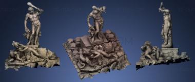 3D model Hercules Fights the Forces of Evil (STL)