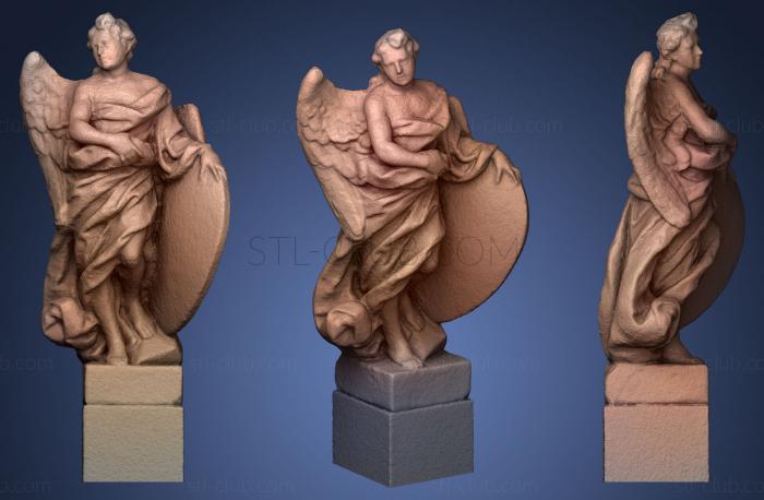 3D model Kutna Hora Czech republic baroque sculpture (STL)