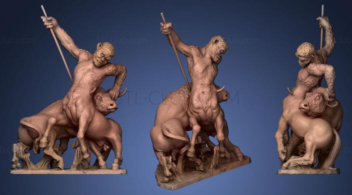 3D model Le combat du Centaure et du Taureau (STL)