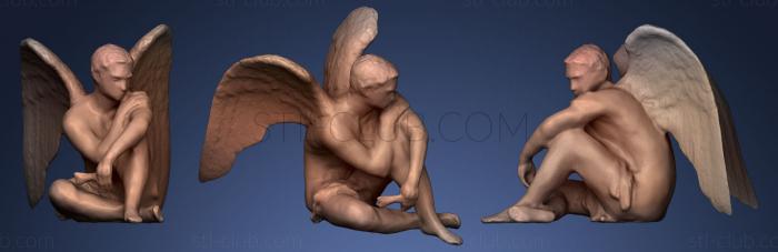 Male Angel sculpture